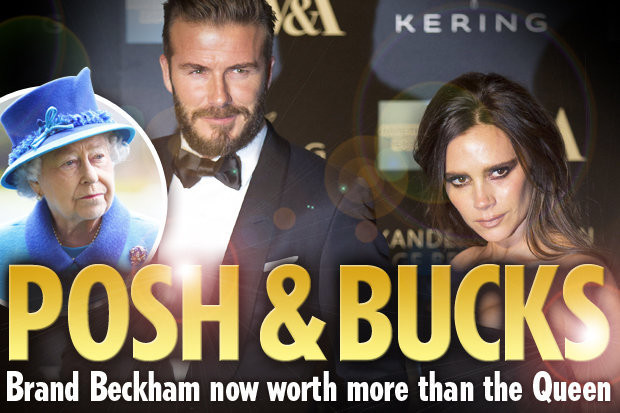 Gia đình Beckham giàu hơn cả Nữ hoàng Anh hình ảnh 1 gia dinh beckham giau hon ca nu hoang anh hinh anh 1