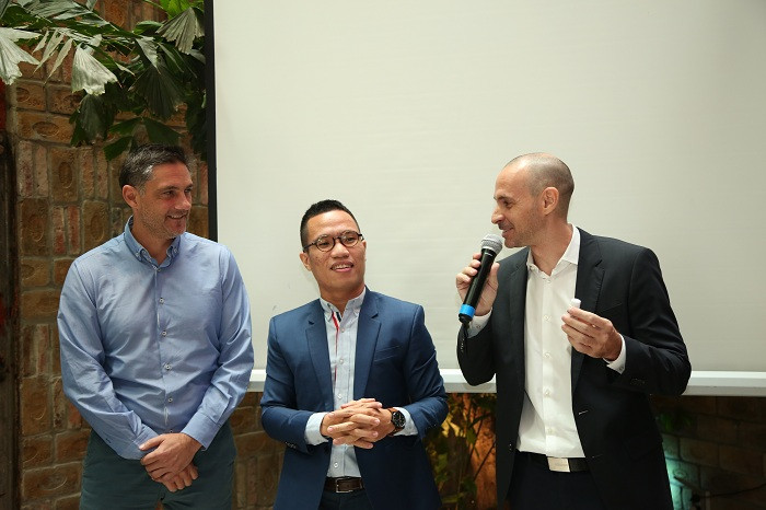 Đại diện Group CEO Santé Nature, CEO Santé Nature tại Việt Nam chia sẻ tại lễ ra mắt thương hiệu