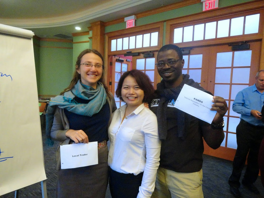 Đào Thị Hằng và các bạn bè quốc tế trong thời gian học tại Canada