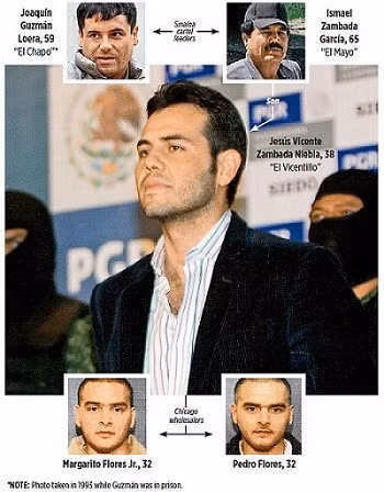 Jesus Vicente Zambada Niebla, con trai của cựu thủ lĩnh Sinaloa cartel, Ismael Zambada García, bị bắt năm 2009