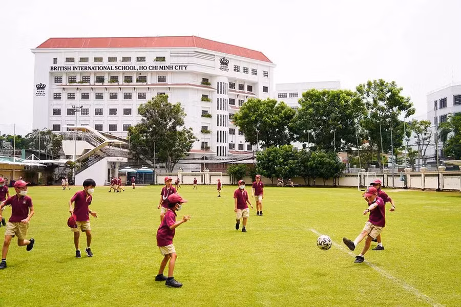 Học sinh tại Trường Quốc tế Anh (TP Thủ Đức). Ảnh: BVIS HCMC