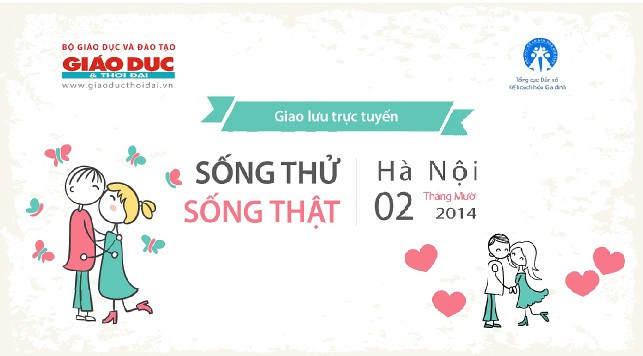 Giao lưu trực tuyến “Sống thử - Sống thật”