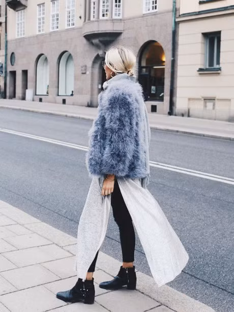 5 cach mac ao khoac long sexy hon ngay chom dong - Anh 7