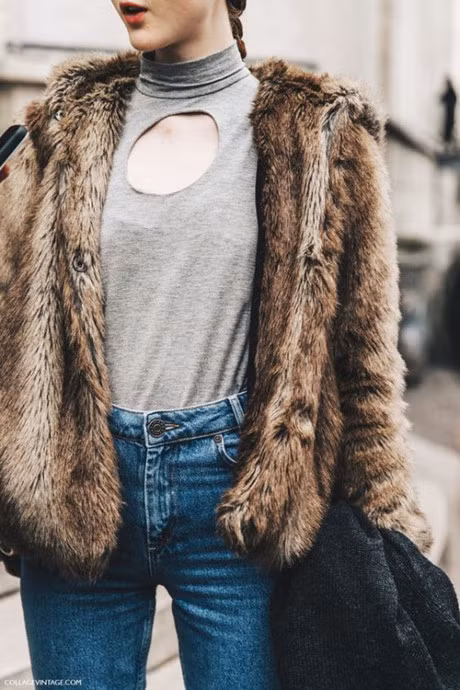 5 cach mac ao khoac long sexy hon ngay chom dong - Anh 12