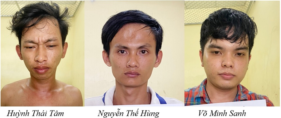 Tâm, Hùng, Sanh. (Ảnh: Tiến Tầm) Tâm, Hùng, Sanh. (Ảnh: Tiến Tầm)