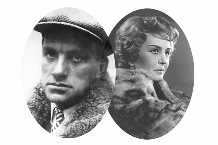 Vladimir Mayakovsky và Veronica Polonskaya.