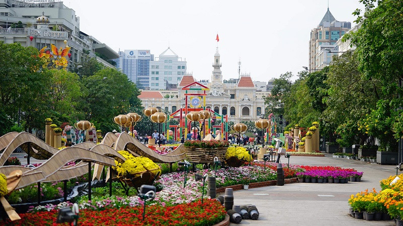 Một tiểu cảnh được trang trí khá công phu