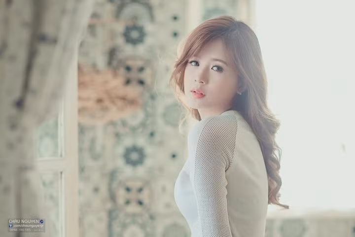 Nữ sinh Học viện Hành chính xinh hút hồn gây sốt mạng