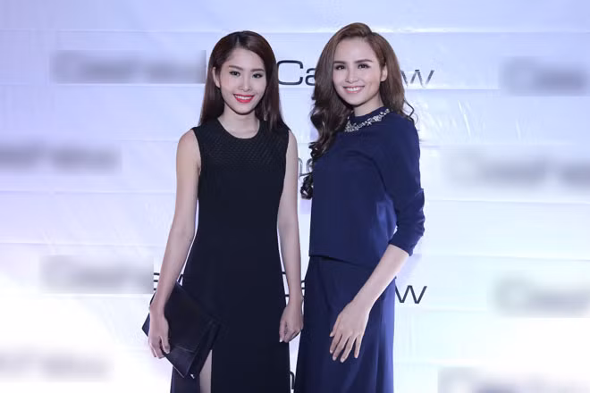 Hoa khôi Nam Em giản dị đọ dáng bên Hoa hậu Diễm Hương