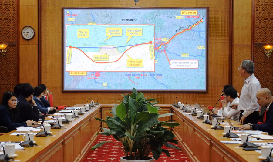 Nội dung thiết kế, điều chỉnh hướng tuyến Dự án đường bộ cao tốc Đồng Đăng - Trà Lĩnh 