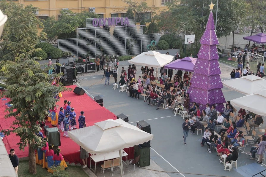 Một góc không gian ngày hội Winter Festival 2016