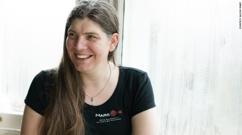 Alison Rigby, một trong những người tham gia vào chuyến đi một chiều lên sao Hỏa