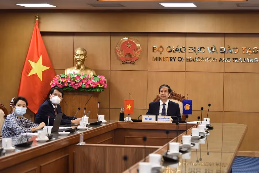 Bộ trưởng Bộ GD&amp;ĐT Nguyễn Kim Sơn dự Hội nghị Bộ trưởng Giáo dục ASEAN + 3.