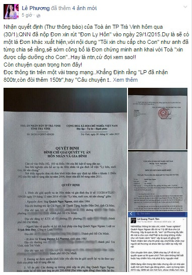 Quách Ngọc Ngoan bất ngờ rút đơn ly hôn với Lê Phương Quach Ngoc Ngoan bat ngo rut don ly hon voi Le Phuong