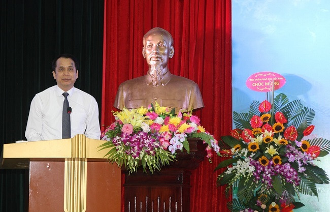 Thứ trưởng Phạm Mạnh Hùng - Bí thư Đảng ủy Bộ, Trưởng Ban chỉ đạo Hội thi - phát biểu khai mạc