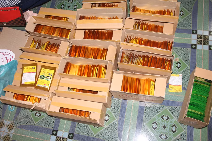 Cơ sở sản xuất thuốc bảo vệ thực vật không phép với quy mô lớn