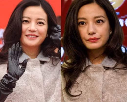 Triệu Vy ở tuổi 39 với đầy nếp nhăn trên gương mặt và thân hình phì nhiêu