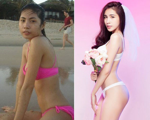 Nhan sắc Elly Trần, Thủy Tiên thời da chưa trắng, cằm chưa nhọn ảnh 12 Nhan sắc Elly Trần, Thủy Top thời chưa nổi tiếng - 12