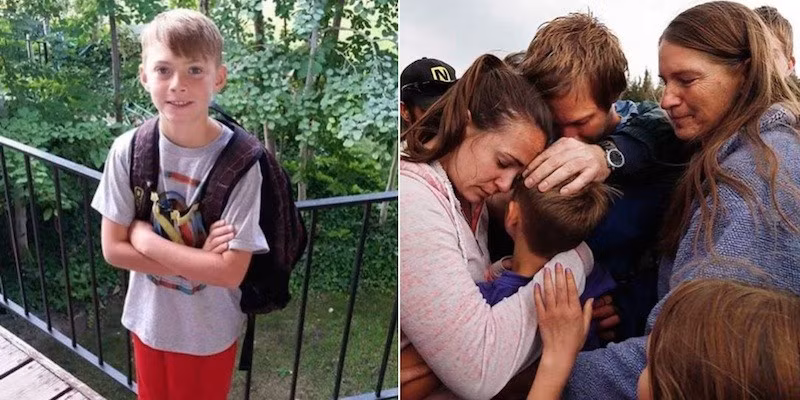 Cậu bé 10 tuổi sống sót kỳ diệu sau 30 giờ đi lạc trong rừng hiểm