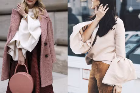 Bi quyet cac nang cong so phai biet de dien ngay ao tay loe sang chanh di lam - Anh 1