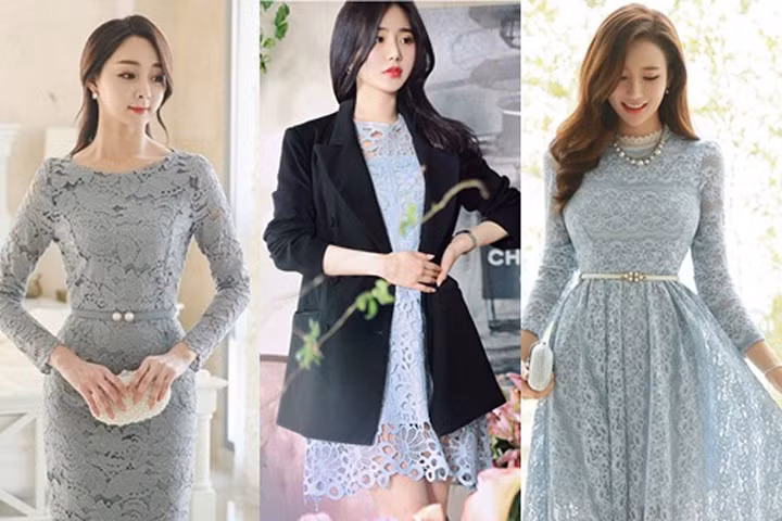 Những mẫu váy ren thanh lịch "cứ mặc là đẹp" cuốn hút mọi ánh nhìn