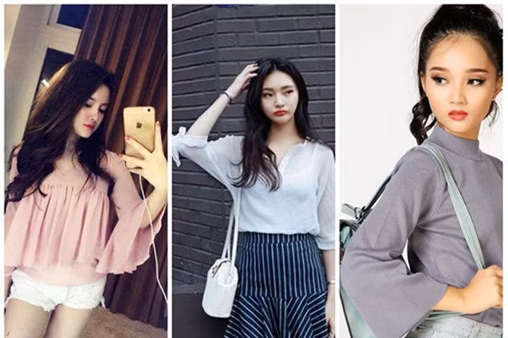 Bí quyết các nàng công sở phải biết để diện ngay áo tay loe sang chảnh đi làm