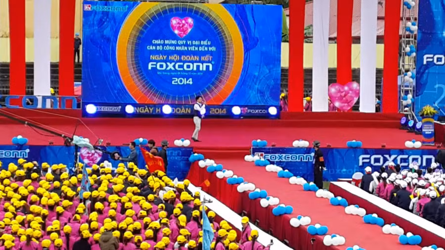 Bắc Ninh: Hơn 5.000 công nhân tham gia “Ngày hội đoàn kết - Foxconn 2015”