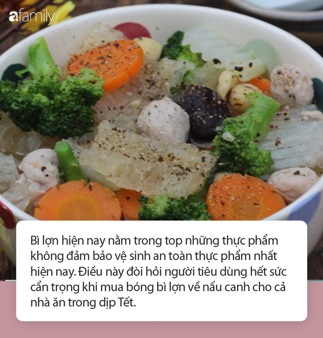 Bóng bì lợn ngon thì ngon thật nhưng dễ bị làm bẩn: Chuyên gia hướng dẫn cách chọn bóng bì lợn đảm bảo cho mâm cơm Tết - Ảnh 3. Bóng bì lợn ngon thì ngon thật nhưng dễ bị làm bẩn: Chuyên gia hướng dẫn cách chọn bóng bì lợn đảm bảo cho mâm cơm Tết - Ảnh 3.
