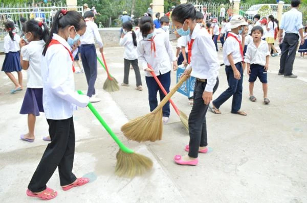 Hà Nội yêu cầu trường học triển khai ngay tổng vệ sinh trường lớp