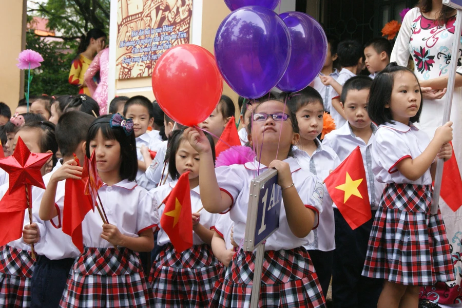 Trường học vùng núi phía Bắc bừng khí thế năm học mới