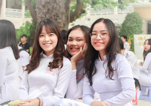 Học sinh Trường THPT Lê Quý Đôn, TP.HCM. Ảnh: Tuấn Anh