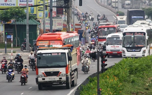 Giao thông tại các cửa ngõ thành phố thông thoáng trong dịp lễ 2.9 năm nay. 