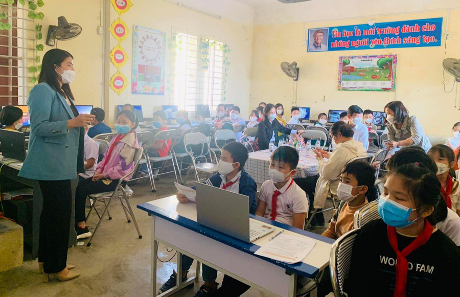 Trường Tiểu học Định Sơn (Cẩm Giàng, Hải Dương). Ảnh: NTCC