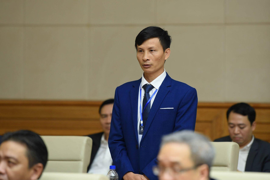 Thầy Phạm Văn Thuận phát biểu tại buổi gặp mặt. Thầy Phạm Văn Thuận phát biểu tại buổi gặp mặt.