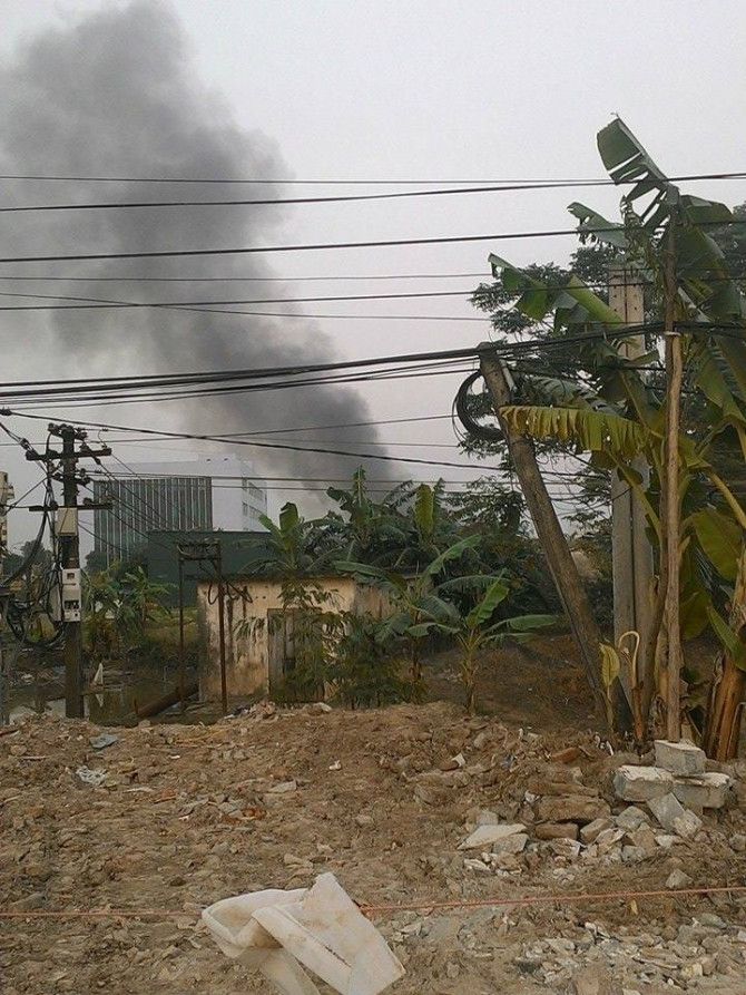 Cháy nổ lớn tại khu công nghiệp An Ninh (Bộ Công an) ảnh 1