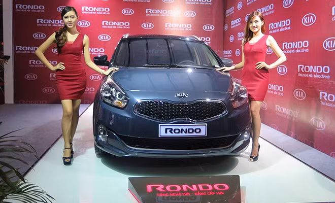 Rondo, một trong 3 dòng xe mới ra mắt của Kia tại Việt Nam.