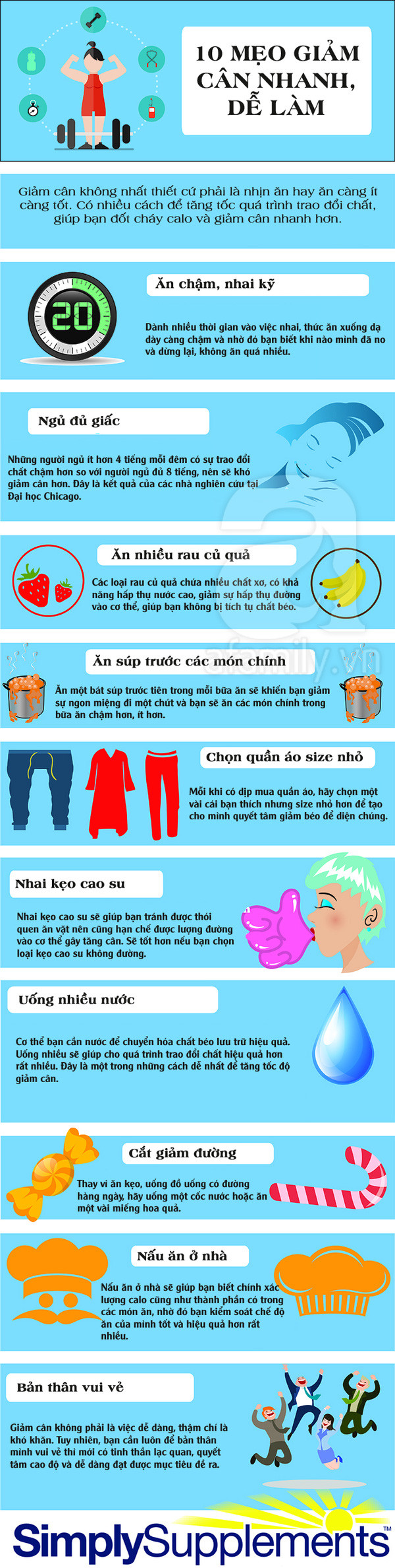10 mẹo giảm cân nhanh 10 mẹo giảm cân nhanh
