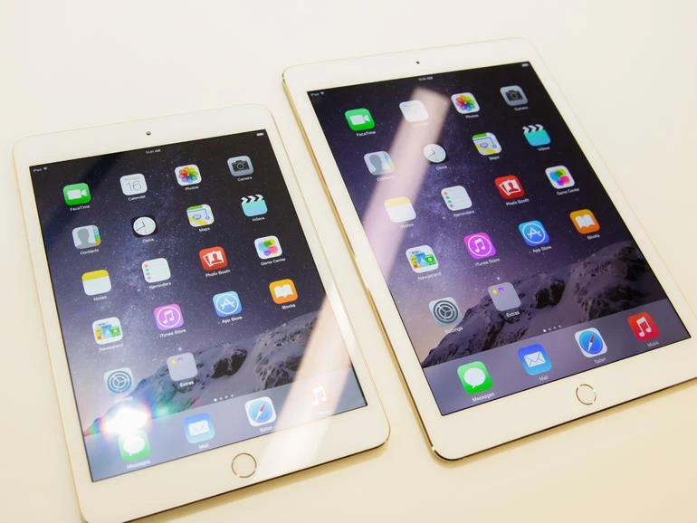 Dự đoán iPad Air 2 (phải) sẽ được người dùng Việt ưa chuộng hơn iPad mini 3 C