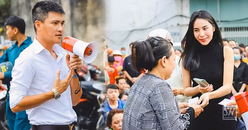 Công Vinh – Thủy Tiên cùng nhau tương trợ, giúp đỡ những người gặp hoàn cảnh khó khăn trong xã hội.