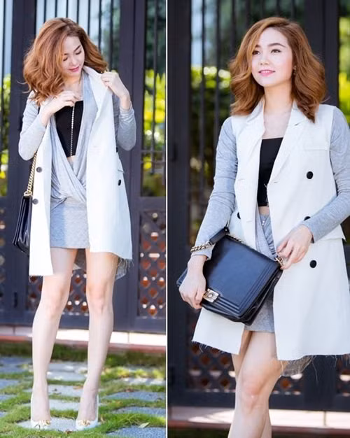 Chọn áo khoác mùa thu chuẩn như sao Việt