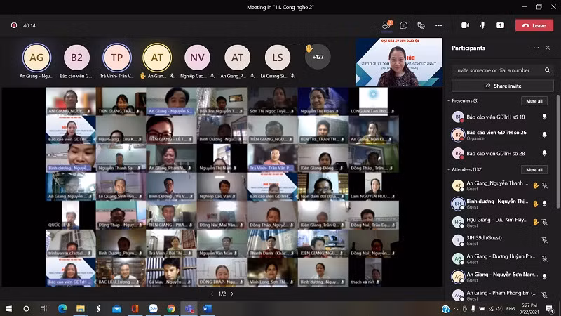 Tập huấn tăng cường năng lực dạy học trực tuyến: Chuyên môn song hành với kĩ năng công nghệ thông tin ảnh 1