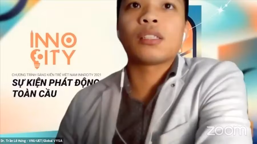 Ông Trần Lê Hưng - Giảng viên ĐHQG Hà Nội, thành viên Hội đồng Chuyên môn InnoCity 2021.