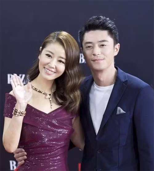 Vợ chồng Lâm Tâm Như - Hoắc Kiến Hoa.