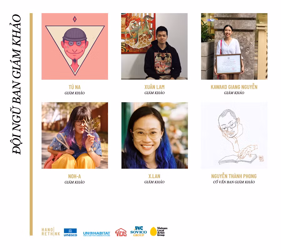 Đội ngũ ban giám khảo.