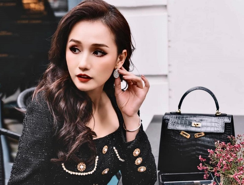 Nữ diễn viên xinh đẹp Lã Thanh Huyền.
