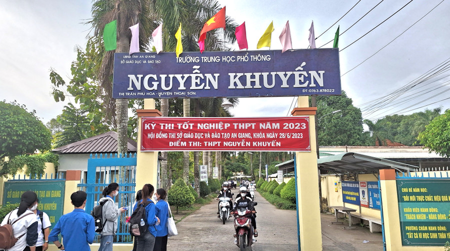 Kỳ thi tốt nghiệp THPT năm 2023 kết thúc trong niềm hân hoan của nhiều thí sinh An Giang.