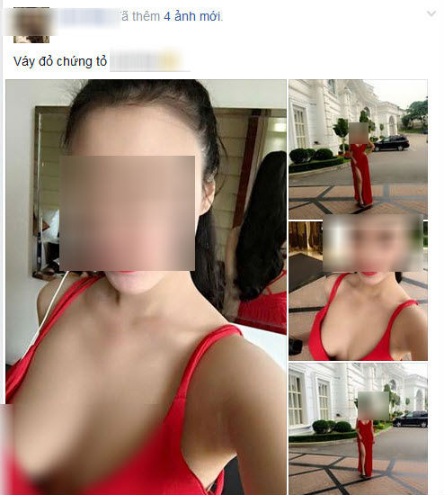 "Tức mắt" thiếu nữ khoe ngực khủng khiến ai nhìn cũng xấu hổ ảnh 1 Hình ảnh cô gái khoe ngực khủng trên trang cá nhân.