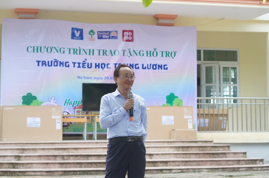 Ông Đặng Tự Ân, Giám đốc Quỹ VIGEF phát biểu tại sự kiện.