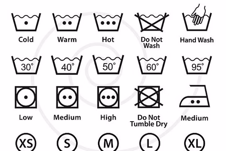 Ý nghĩa các ký hiệu giặt ủi nên thuộc lòng kẻo làm hỏng quần áo