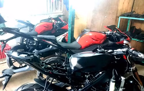 Cận cảnh lò độ xe mô tô phân khối lớn vừa bị triệt phá - ảnh 2